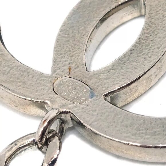 Chanel Silver Chain Belt Small Good 03V 153612